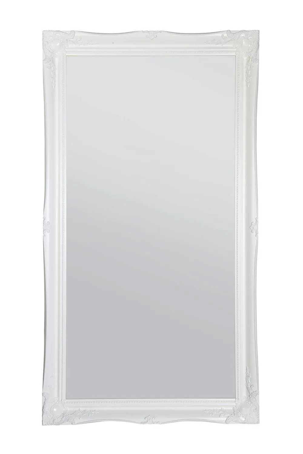 MirrorOutlet "Hamilton" White Shabby Chic Decorative Design Large Wall Mirror 137cm x 76cm 2