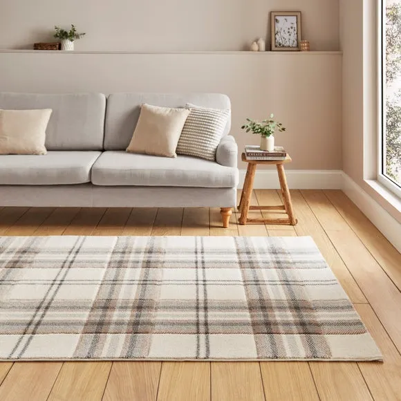 Catherine Lansfield Kelso Check Rug 1