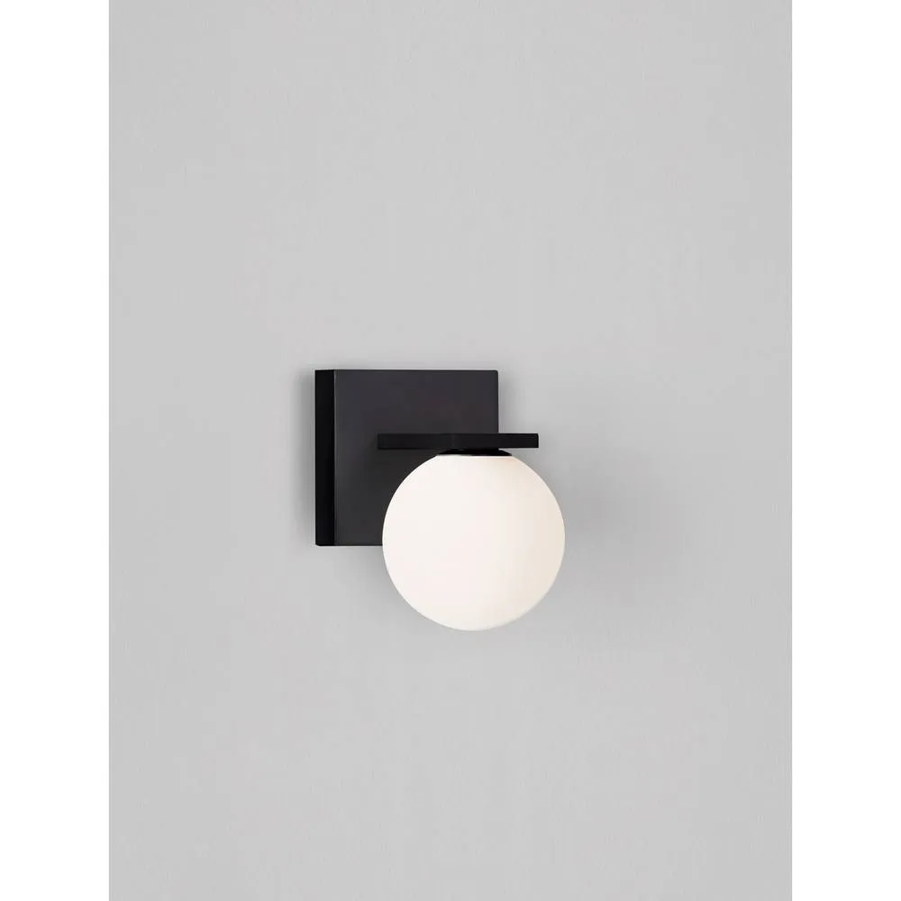 Netlighting Oracle Outdoor Globe Wall Lamp Sandy Black LED 9W 425lm 3000K IP65 4