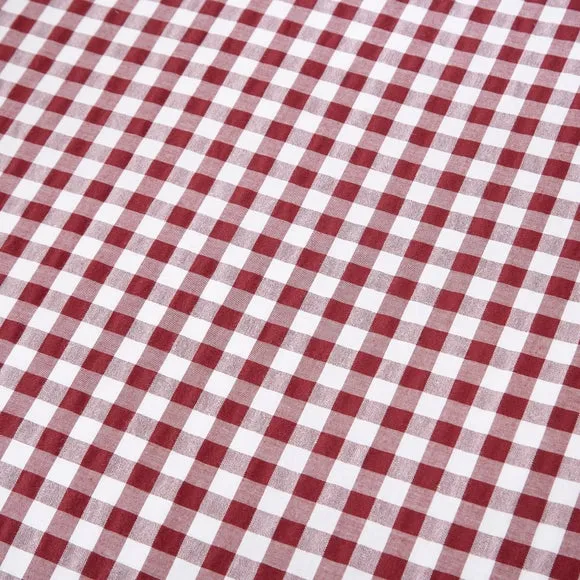 Portloe Woven Gingham 100% Cotton Duvet Cover & Pillowcase Set 5