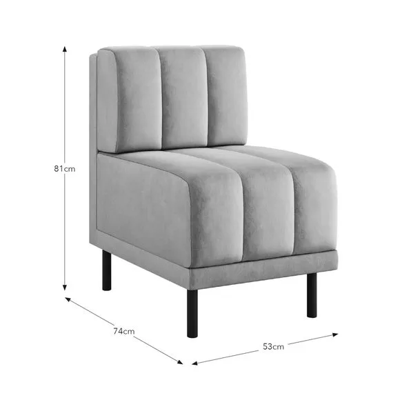 Amali Small Dining Bench, Vintage Velvet 6