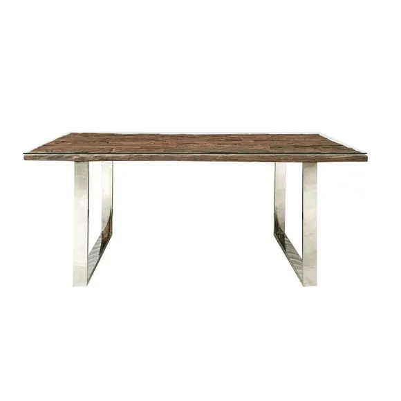 Indus Valley Railway Sleeper 6 Seater Dining Table 3