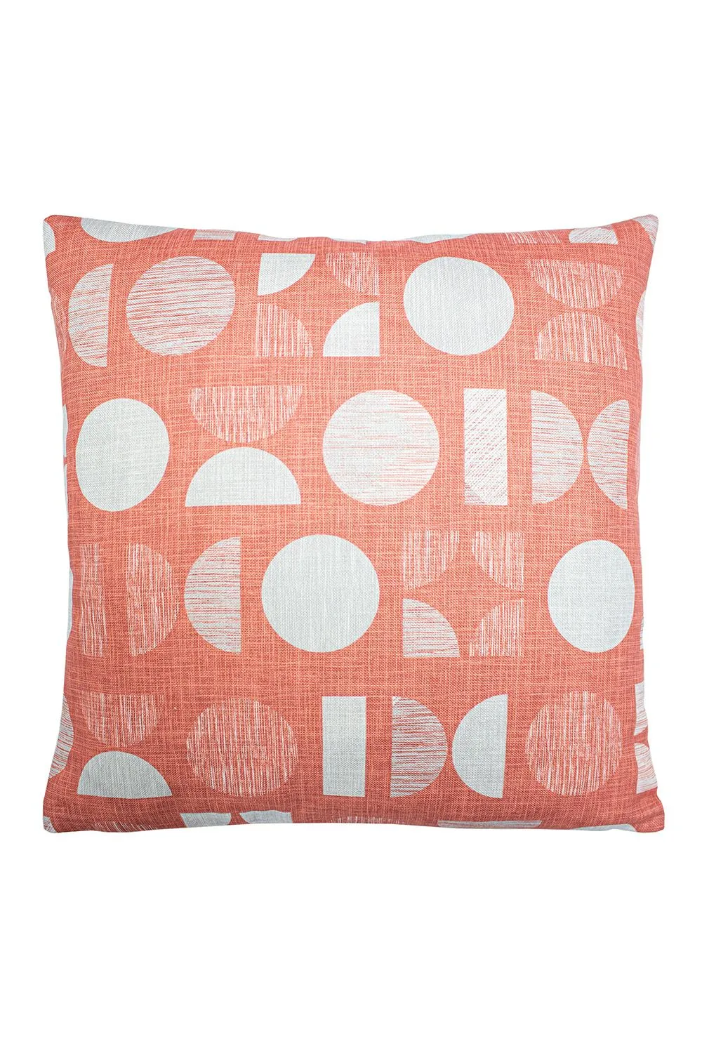 Furn Malmo Scandi Geometric Cushion in Pink