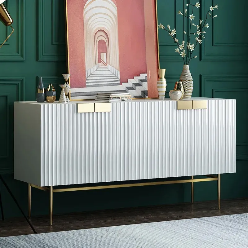 Twixer 1500mm White Sideboard Buffet with Doors Accent Cabinet with Storage 4 doors