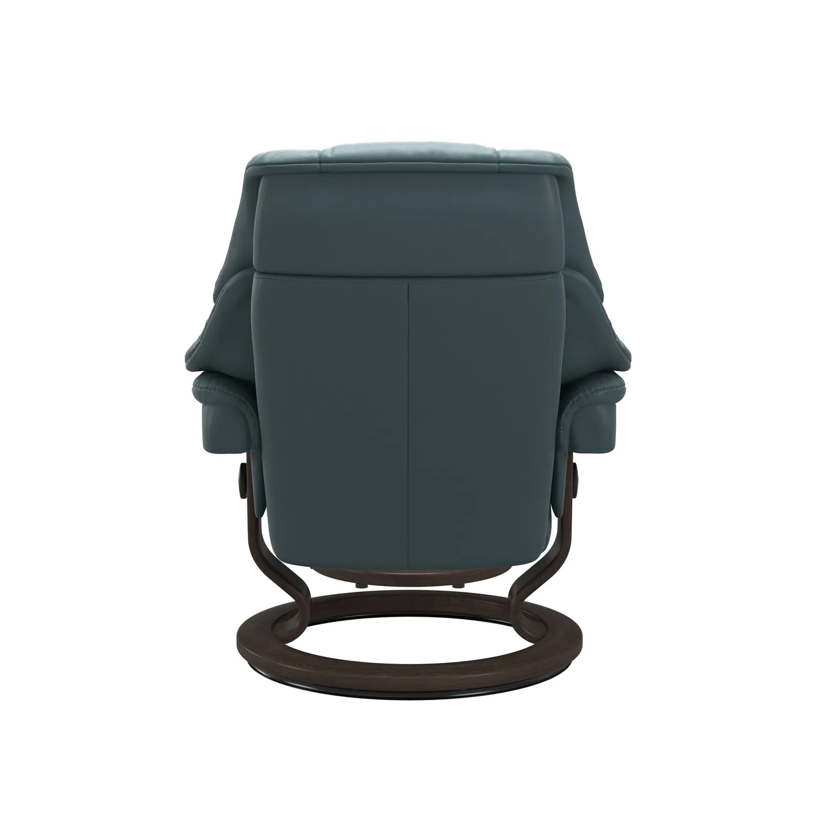 Stressless Reno Small Classic Recliner Chair & Footstool Leather | Barker & Stonehouse 4
