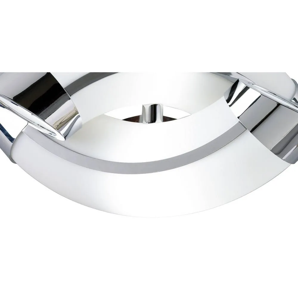 Netlighting Guss Wall Lamp E27 2 Light E27 Polished Chrome in White 6