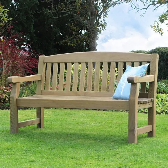Emily 3 Seater Wooden Bench
