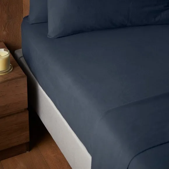 Soft & Cosy 100% Brushed Cotton Fitted Sheet 1