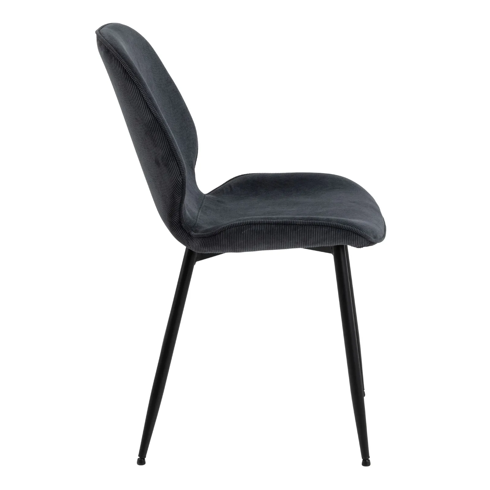 Furniture To Go Femke Dining chair in Anthracite Set of 4 in Grey 3