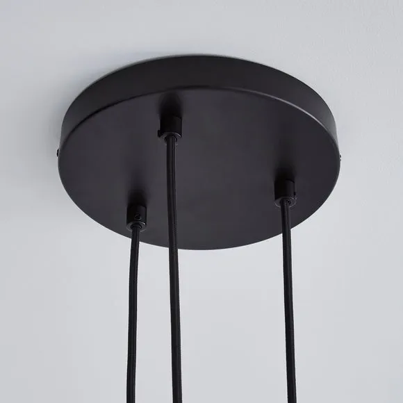 Elements Jaula 3 Light Cluster Ceiling Light 4