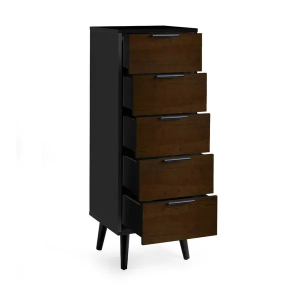 Alba Narrow 5 Drawer Chest 3