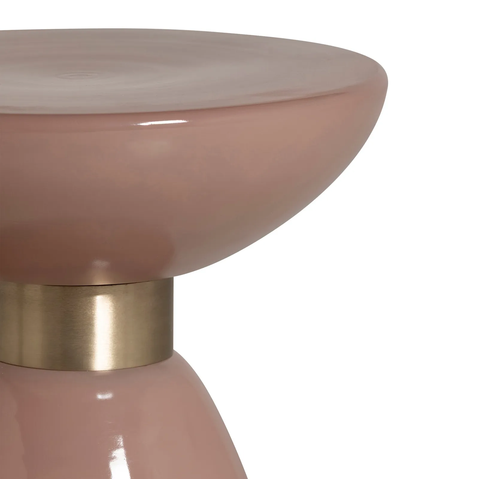 Visconti Lamp Table 30.5X30.5X56.5 Cm, Round, Pink Glass | Barker & Stonehouse 4