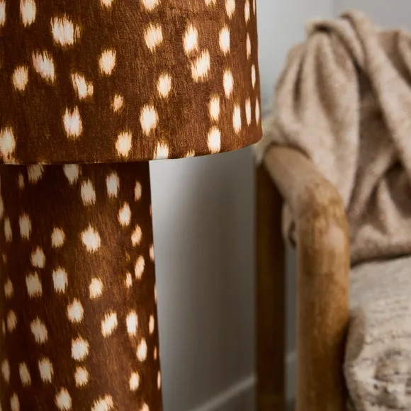 Deer Print Fabric Floor Lamp 3