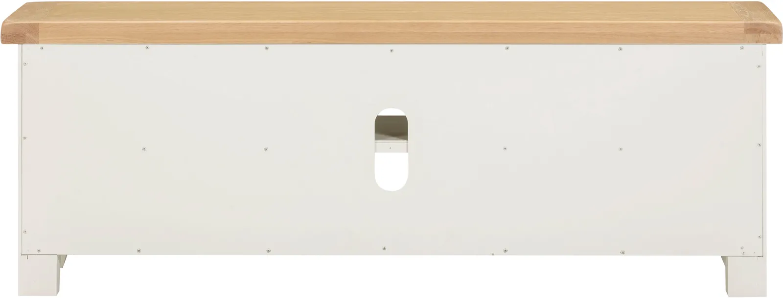Seconique Windsor Straight TV Unit (Fully Assembled) in Ivory 5