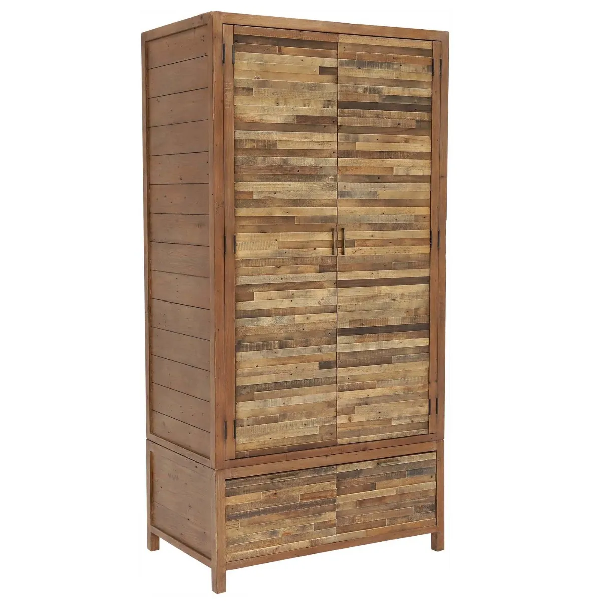 Charlie Reclaimed Wood 2 Door Wardrobe