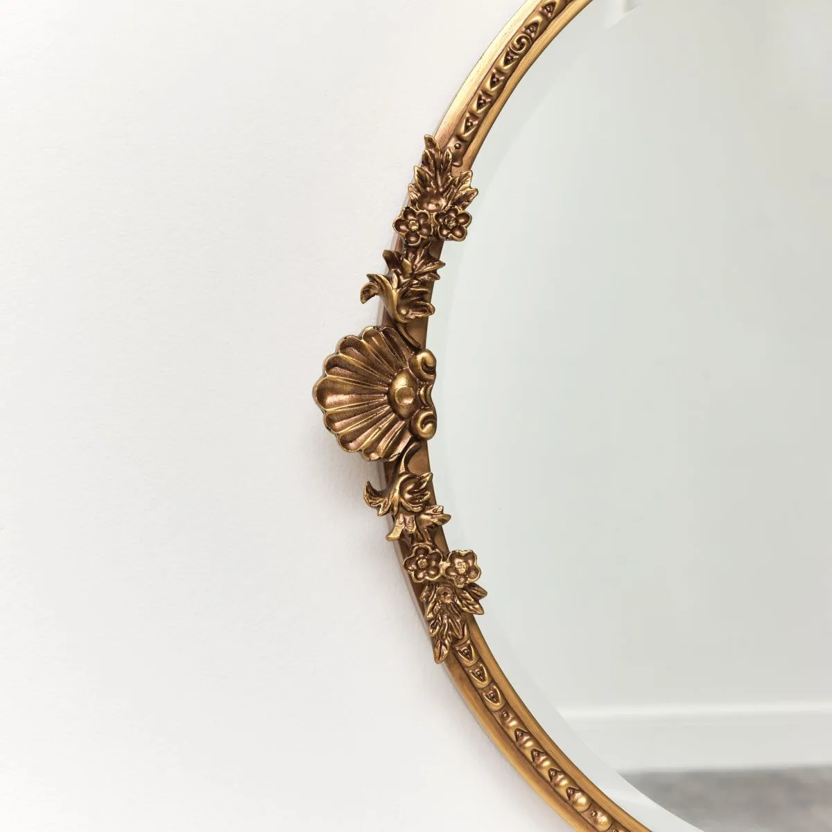 Melody Maison Round Gold Ornate Wall Mirror 56cm X 56cm 4