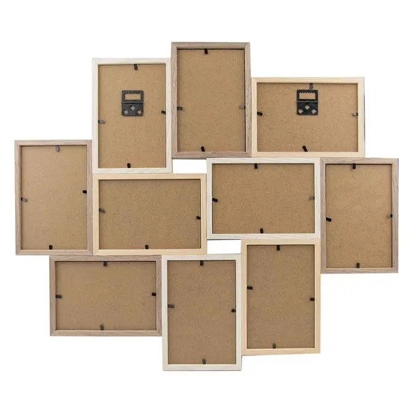 Nielsen 10 Picture Wooden Collage Multi Photo Frame 6