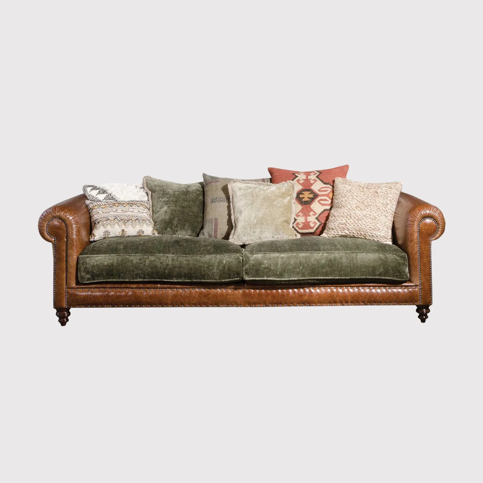 Tetrad Constable Midi Sofa, Brown Leather | Barker & Stonehouse 2