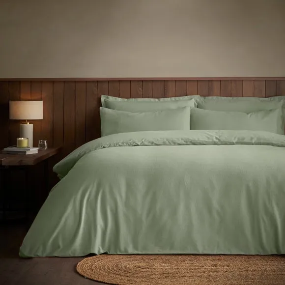 Soft & Cosy Luxury 100% Brushed Cotton Duvet Cover & Pillowcase Set 1