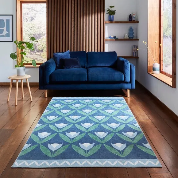Scion Tulip Trellis Washable Rug 1