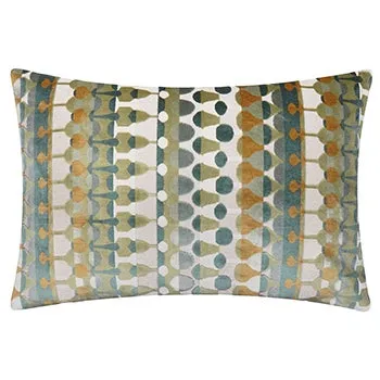 Furn. Metro Abstract Velvet Rectangle Cushion 2