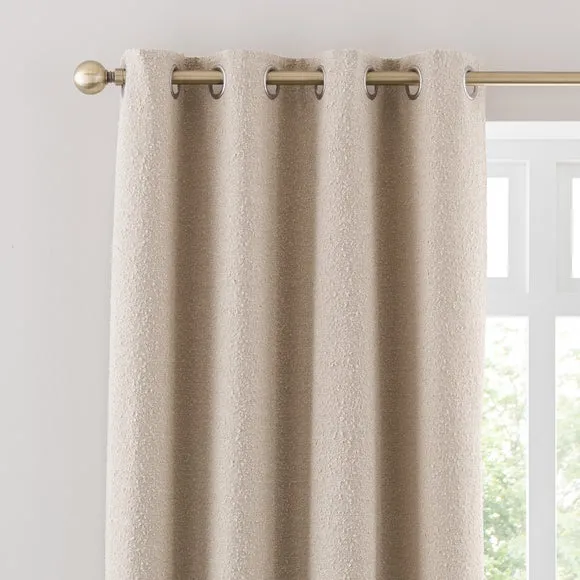 Churchgate Woodhouse Boucle Eyelet Curtains (Blackout Available) 1