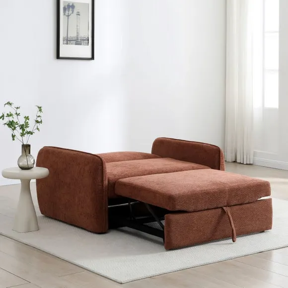 Cayla Chenille Small Double Pop Up Sofa Bed 4