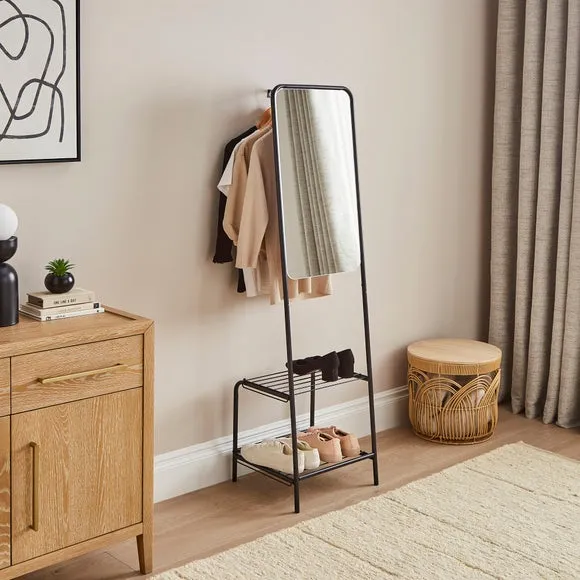 Clothes Rail with Mirror