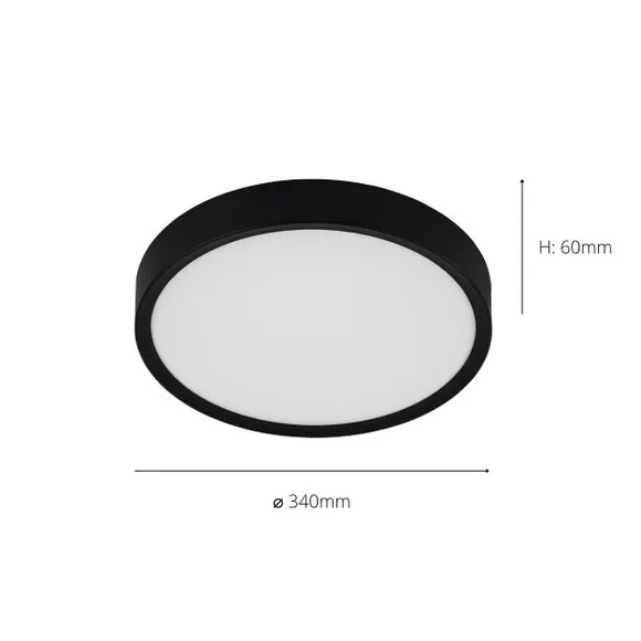 EGLO Musurita Integrated LED Flush Ceiling Light 3
