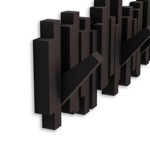 Umbra Sticks 5 Hook Wall Mounted Coat Rack 5
