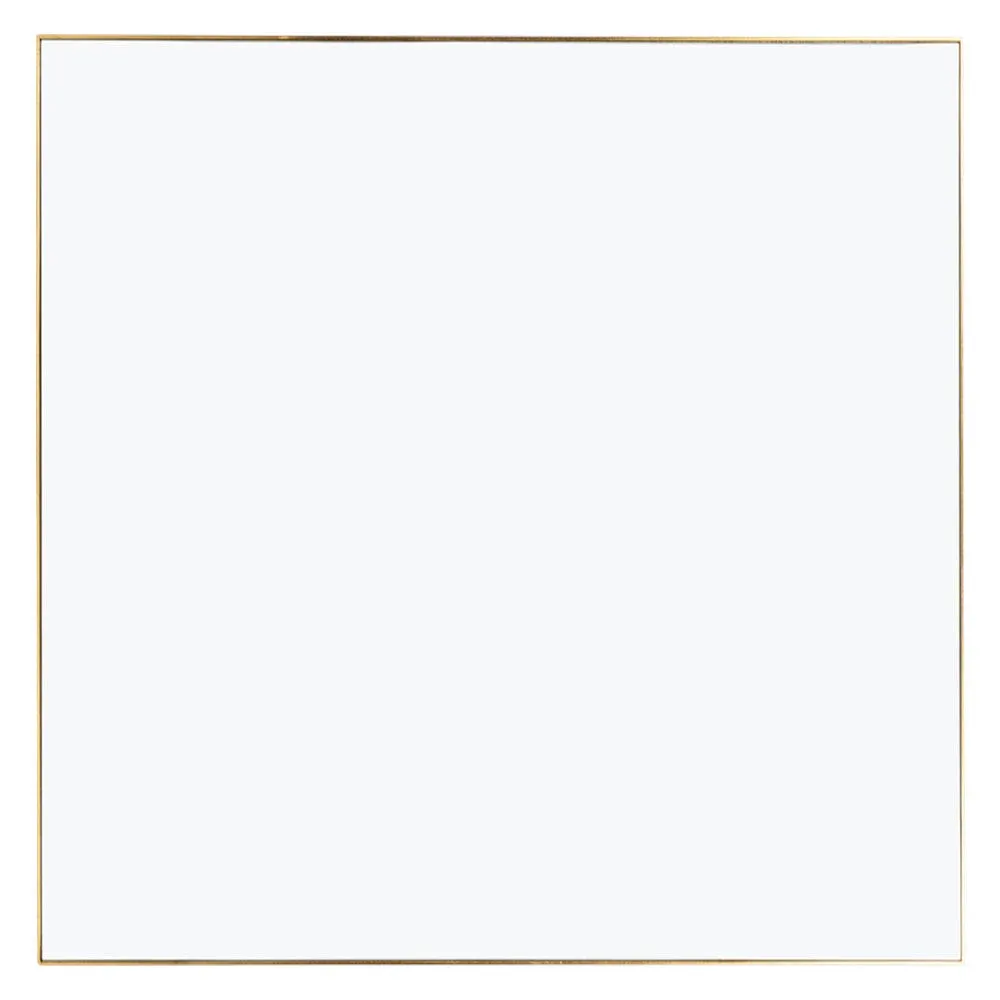 Heal's Fine Edge Mirror Rectangle 50x50cm Gold