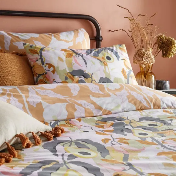 Furn Huerta Tropical Double Duvet Cover Set Mango, Multi 4