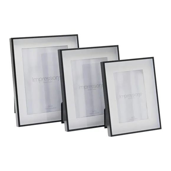 Impressions Black Shadow Photo Frame 5