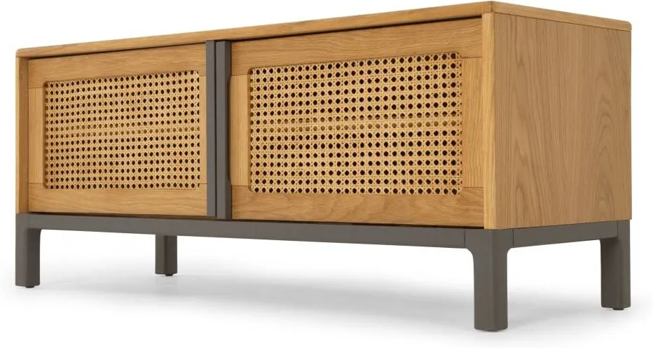 Reema Media Unit, Oak and Grey