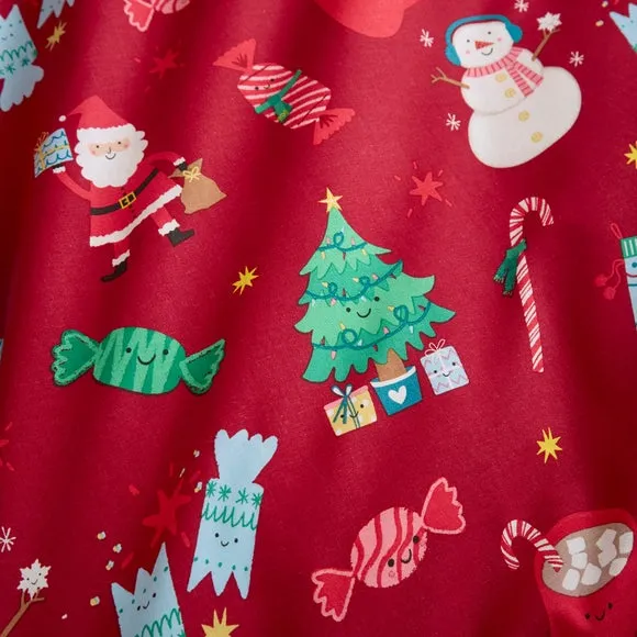 Traditional Christmas Duvet Cover and Pillowcase Set 5