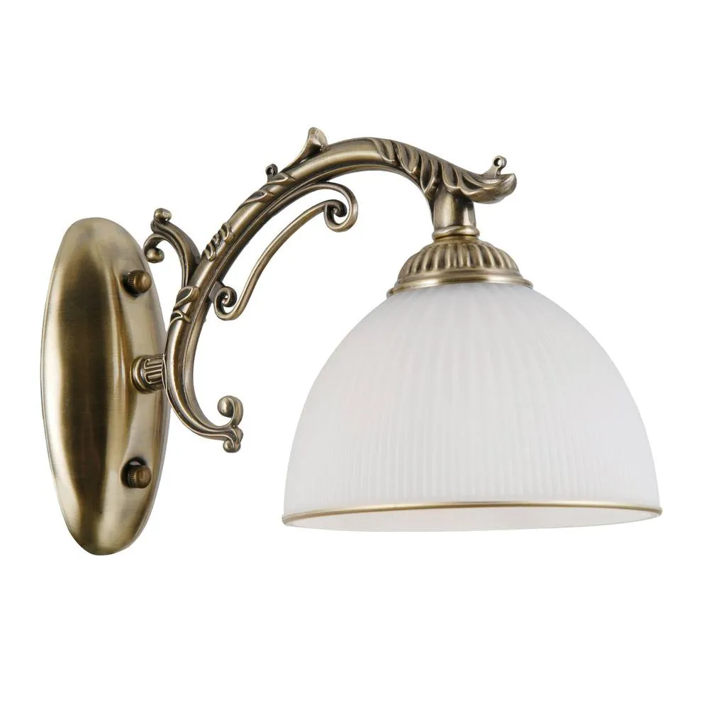 Netlighting Feneza Stylish 1 Light Wall Lamp E27 in Light Bronze 2