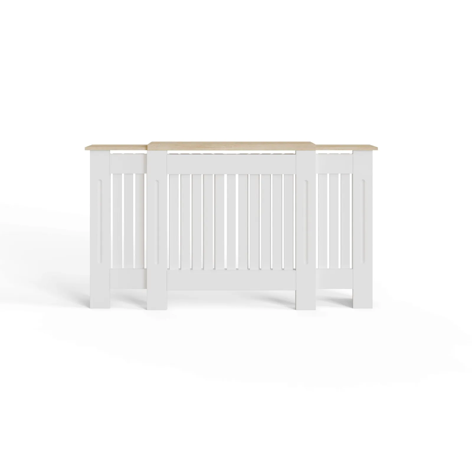 GFW Longslow Adjustable Radiator Cover in White 6