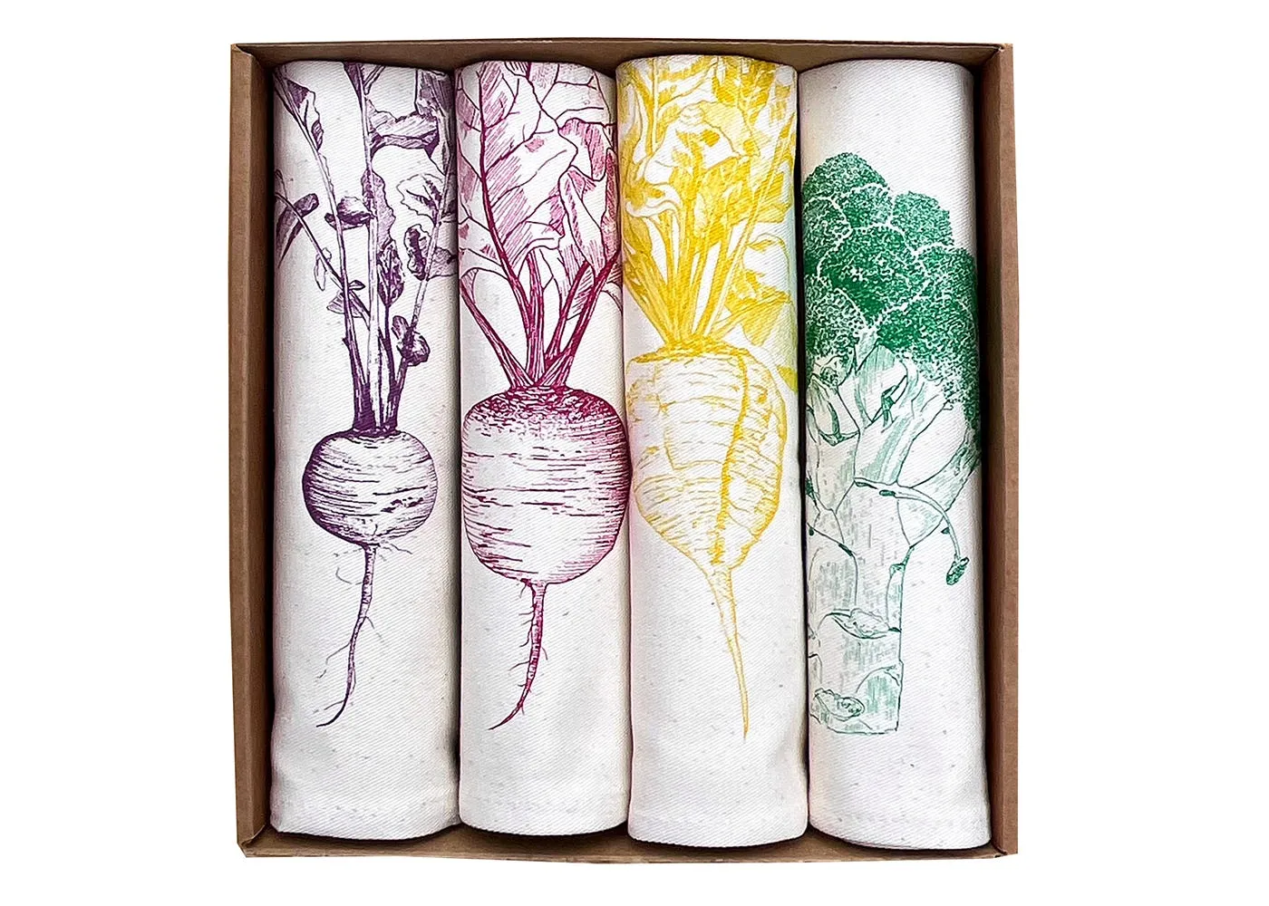 Lottie Day Garden Vegetable Napkin Gift Set