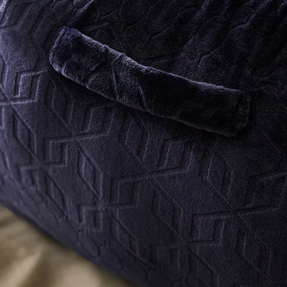 Billie Embossed Geometric Cuddle Cushion 2