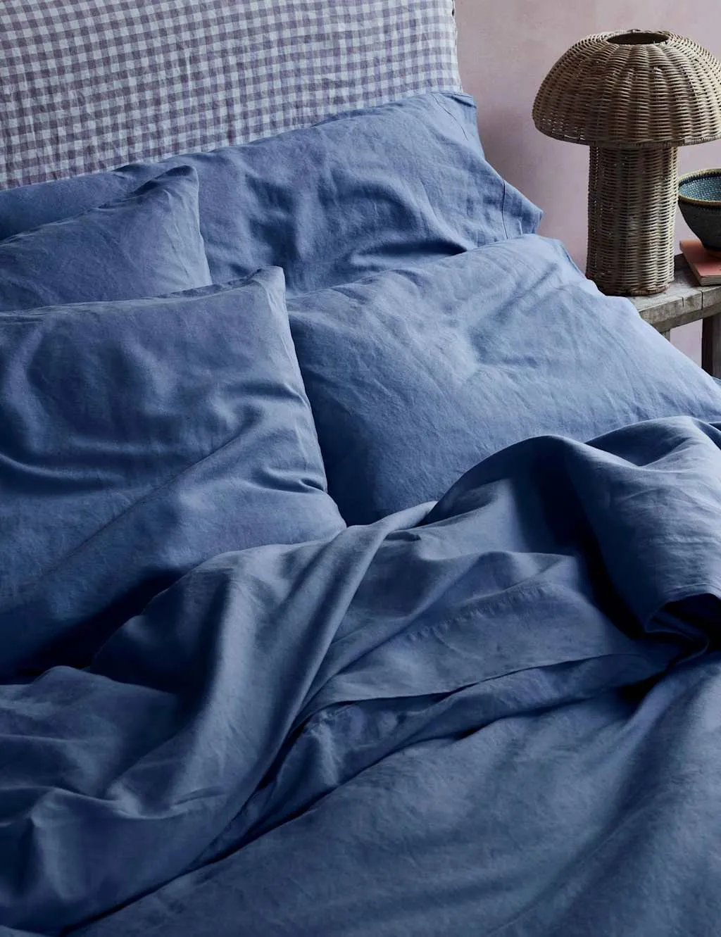 Piglet In Bed Linen Rich Pillowcase Set Blue