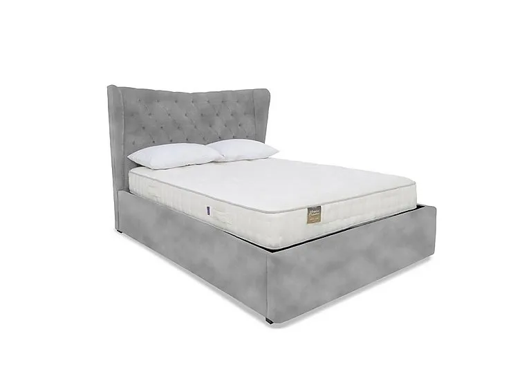 Bauer Ottoman Bed Frame - Super King - Dapple Sterling - Bedroom Furniture - In Time for Christmas