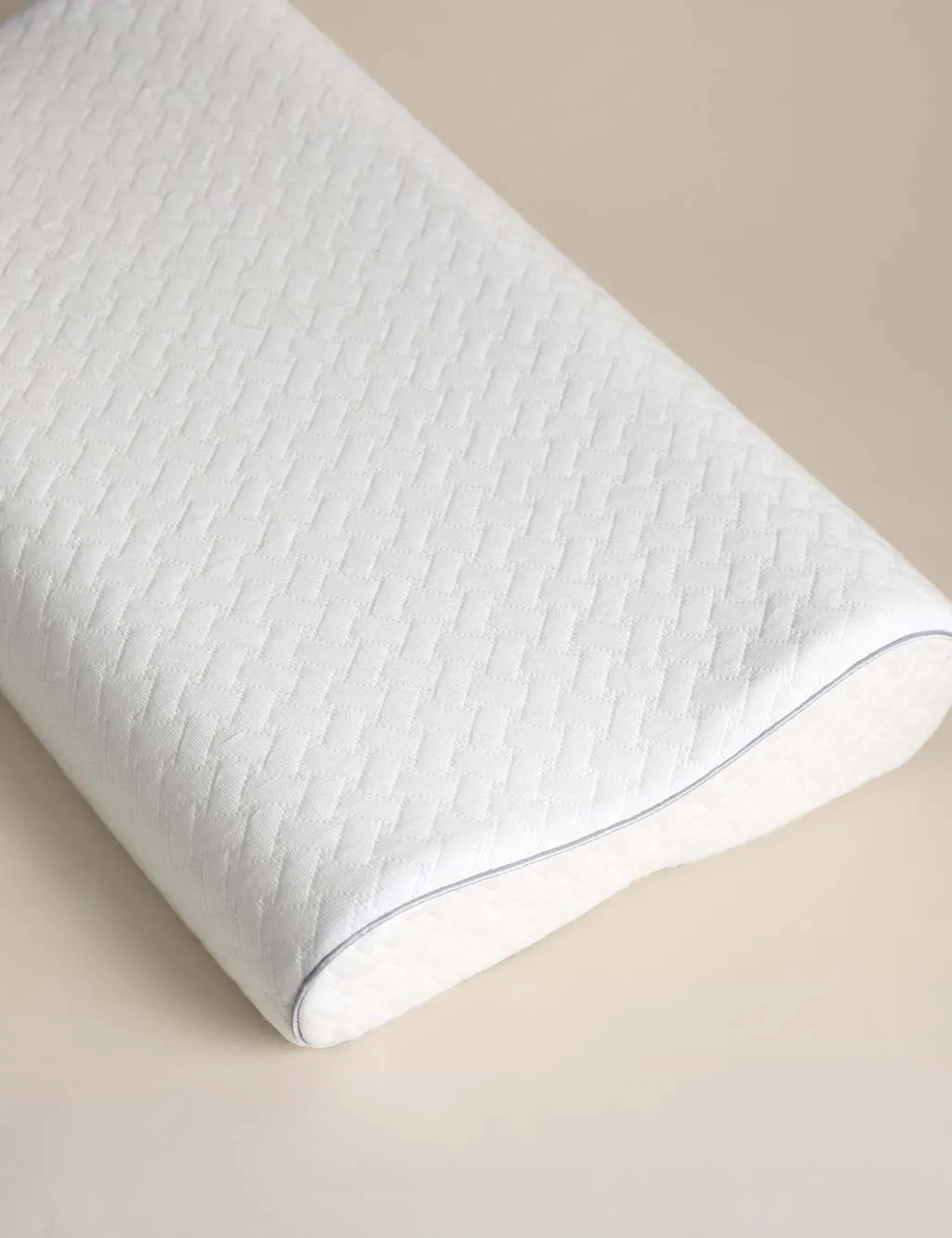 M&S Memory Foam Cooling Contour Support Pillow White