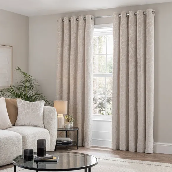 Giovanna Velvet Eyelet Curtains 2