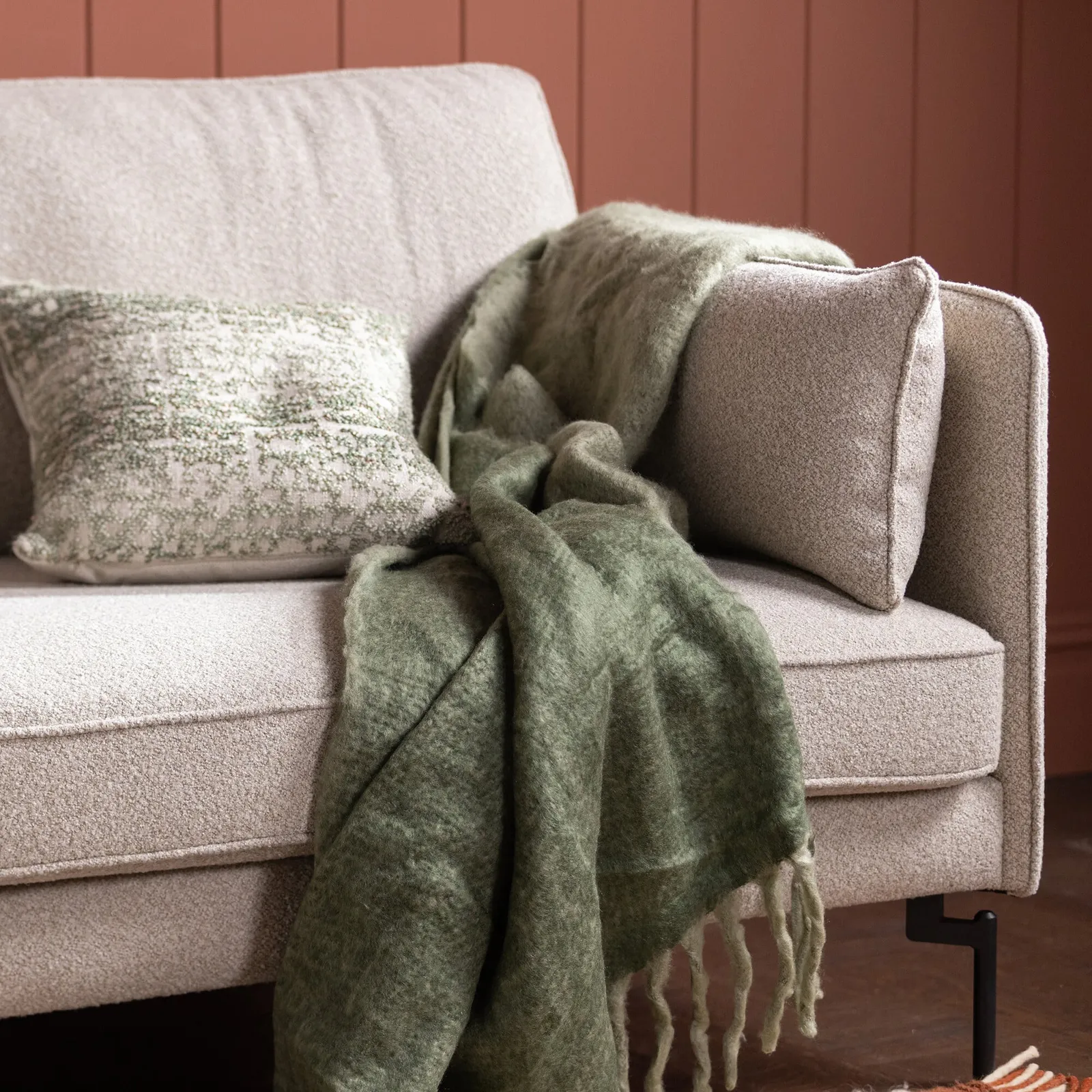 Juneau 3 Seater Sofa, Grey Fabric | Barker & Stonehouse 6