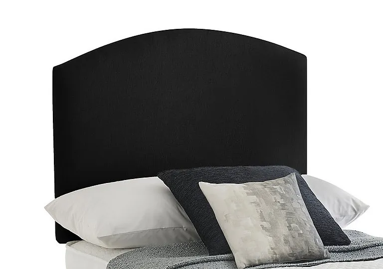 Selene Strutted Headboard - Single - Ebony