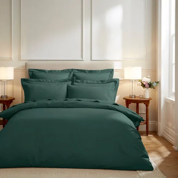 Dorma Crisp & Fresh 400 Thread Count Egyptian Cotton Percale Standard Pillowcase 5