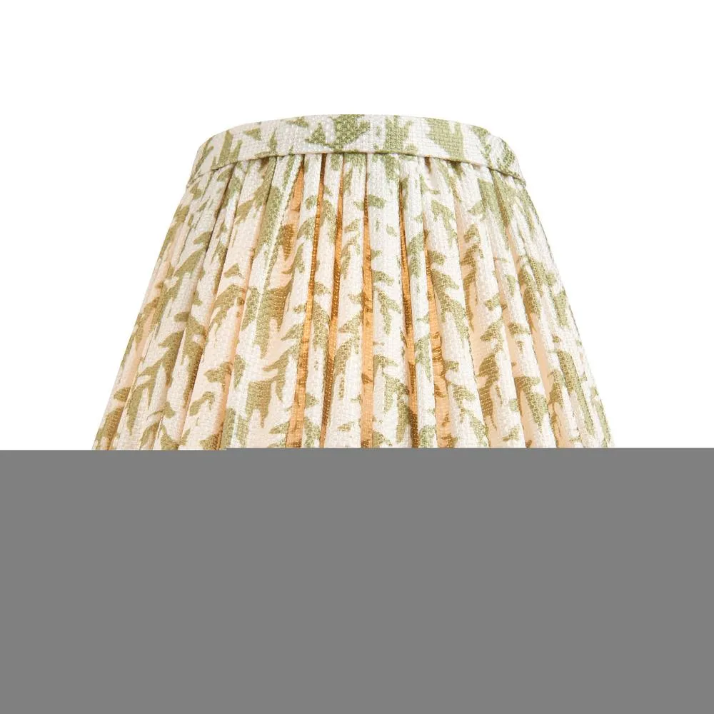 Netlighting Dahlia Swan & Leaf 16cm Wall Lamp Antique Brass Herb Garden Green in Gold 6