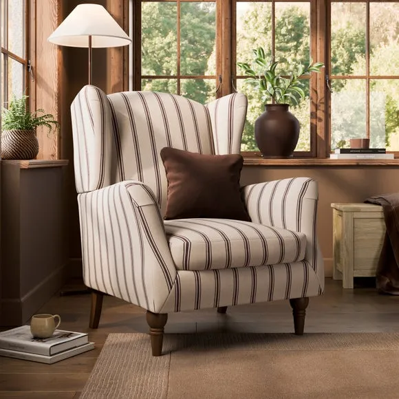 Charnwood Folkstone Stripe Grande Armchair 1