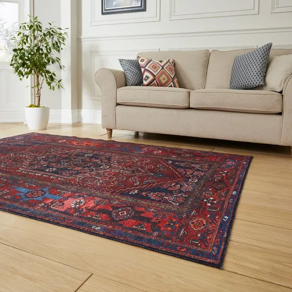 Think Rugs Kashmar Medallion Washable Rug 6