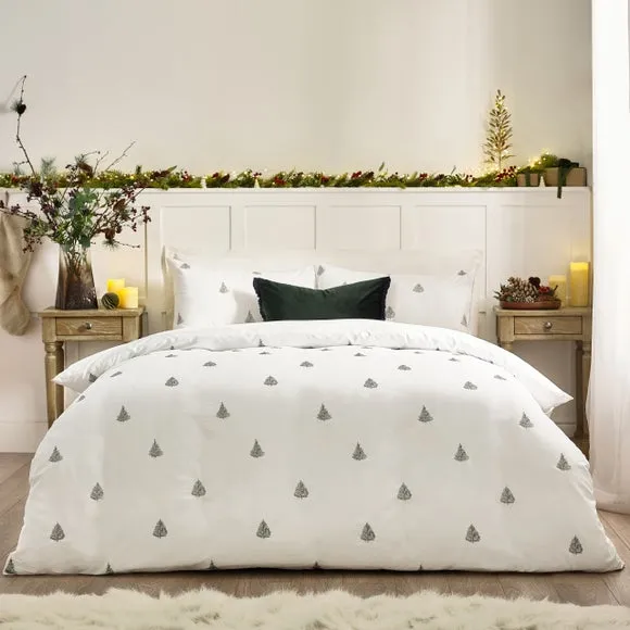 Wylder Nature Winter Forest 100% Cotton Duvet Cover and Pillowcase Set 1